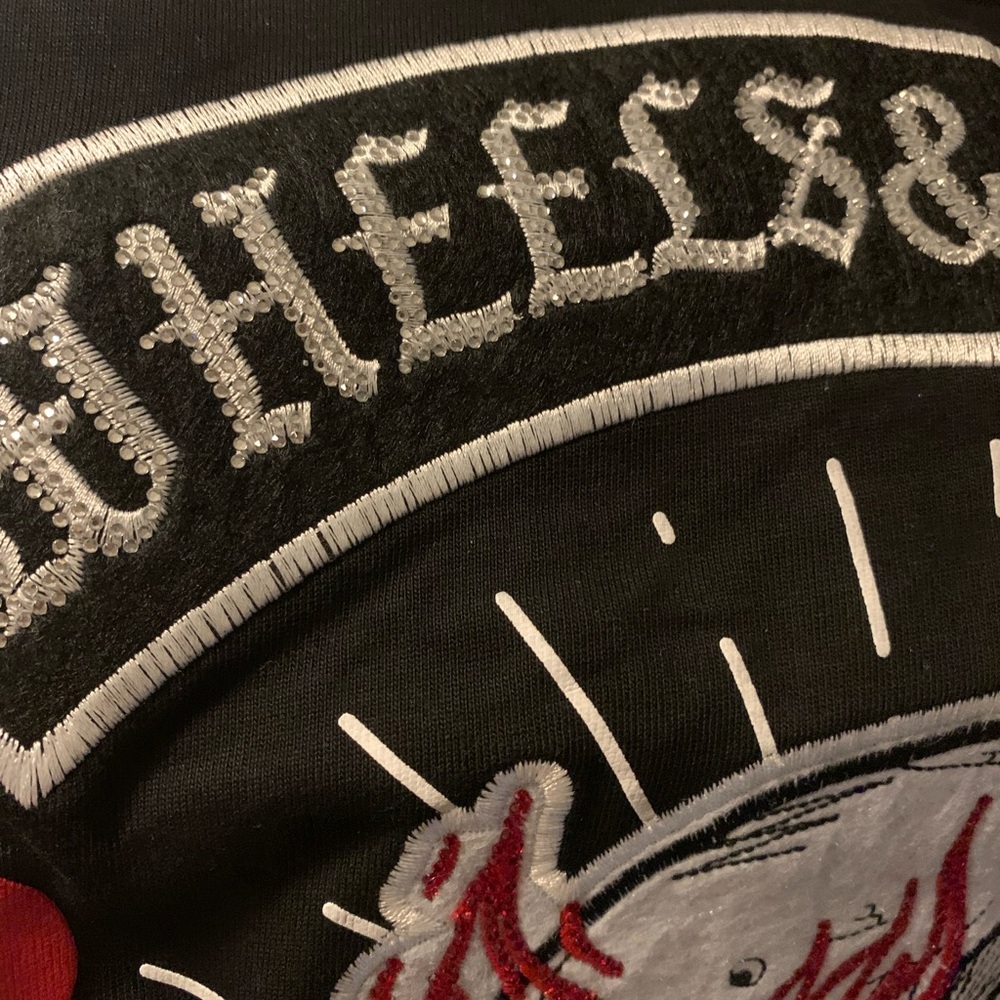 Nwt First Row Black Racing Tee Medium - image 4